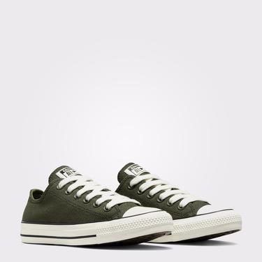  Converse Chuck Taylor All Star Canvas & Leather Kadın Haki Sneaker
