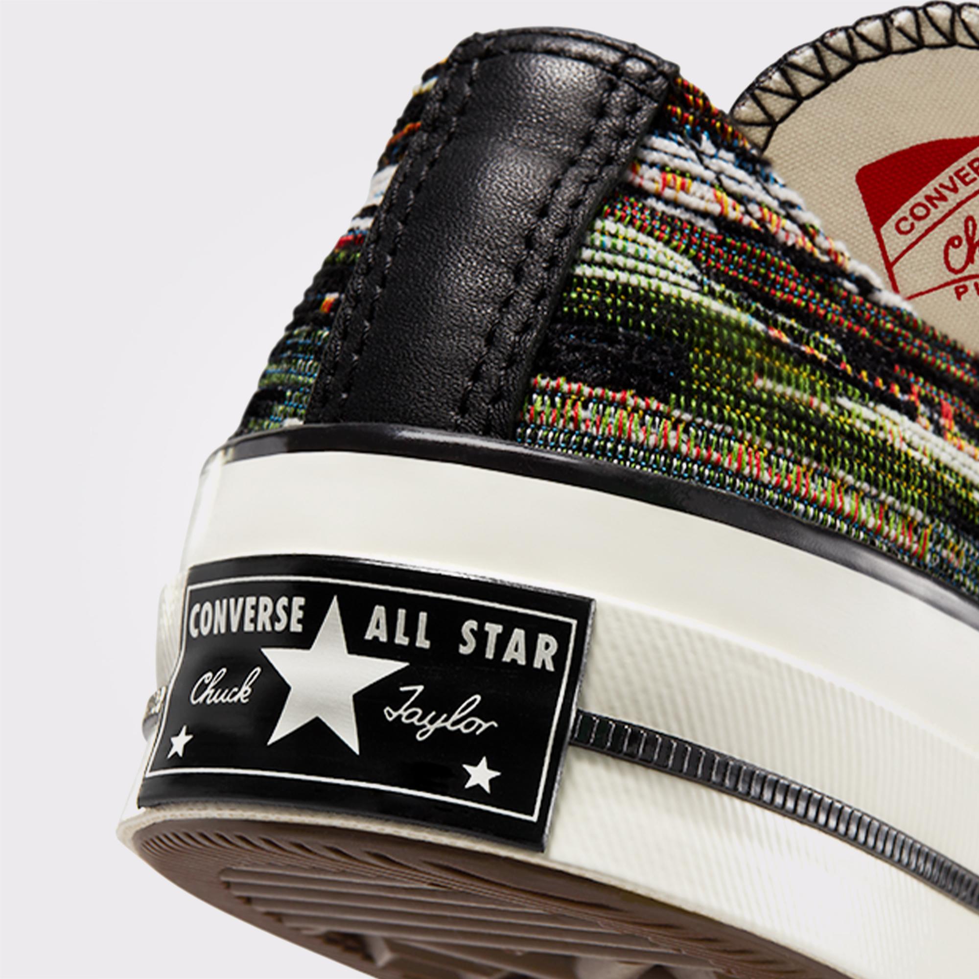 Converse Chuck 70 Multi-Color Jacquard Kadın Krem Sneaker