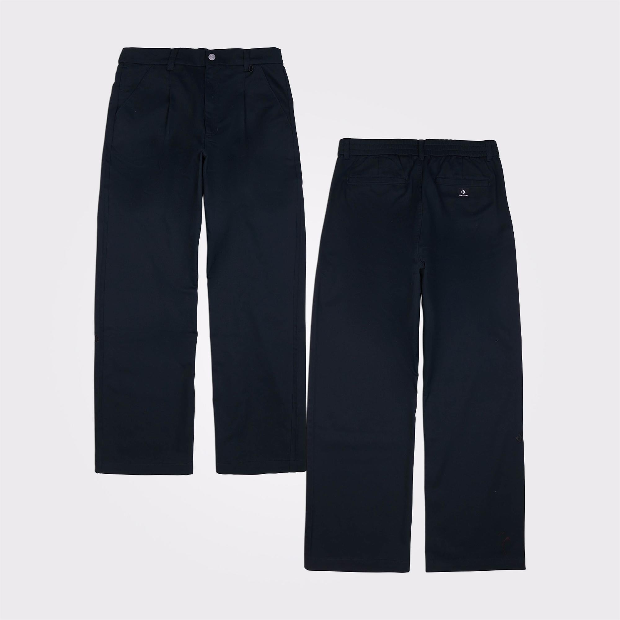 Converse Relaxed Wide Leg Kadın Siyah Pantolon