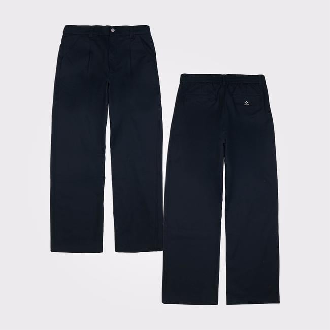  Converse Relaxed Wide Leg Kadın Siyah Pantolon