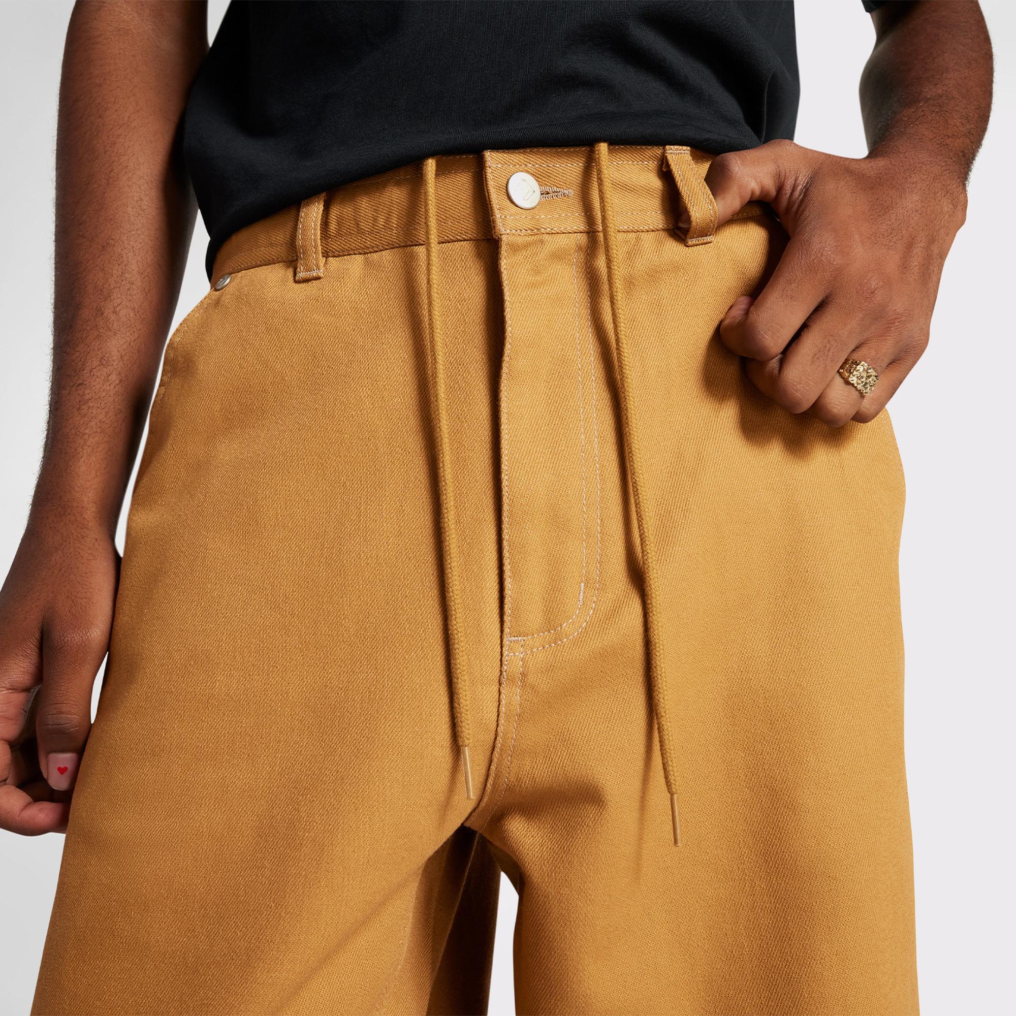 Converse Woven Erkek Hardal/Yeşil Pantolon