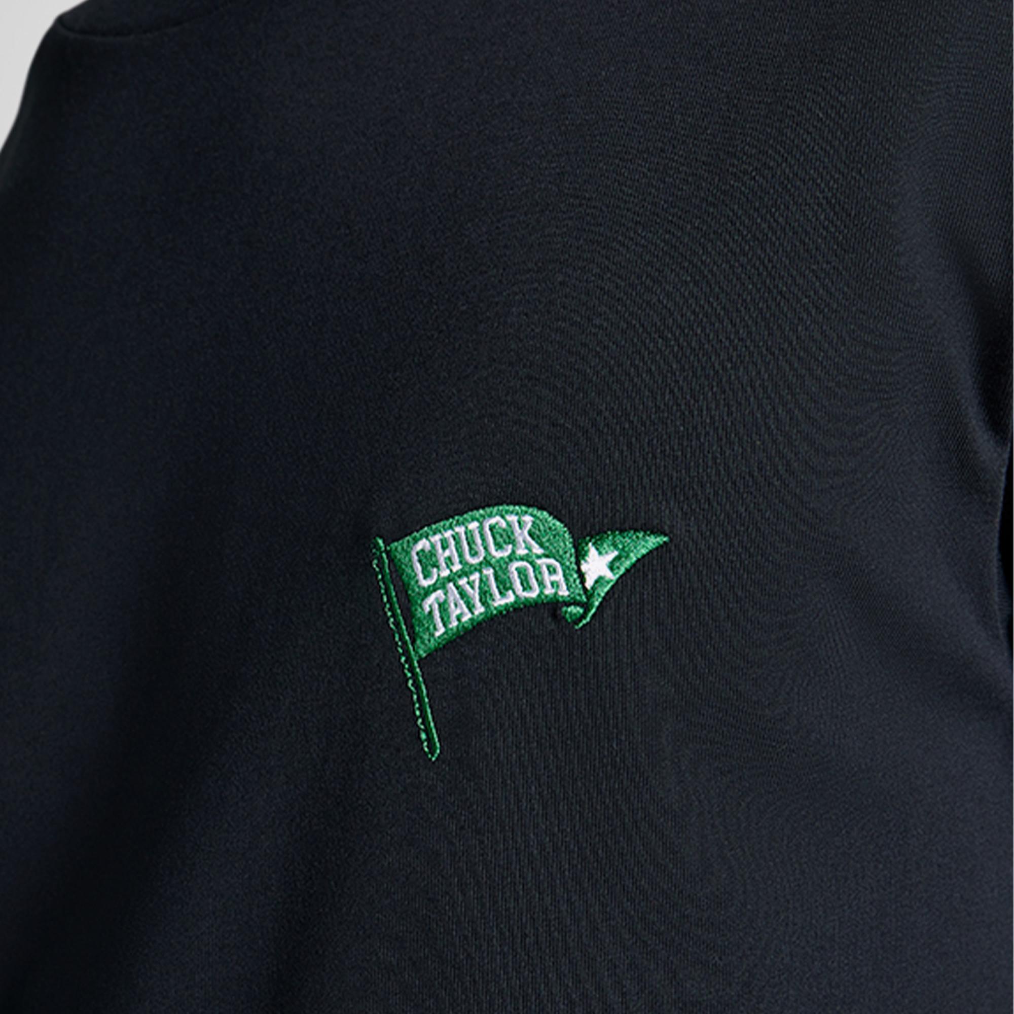 Converse Retro Flag Erkek Siyah T-Shirt