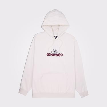  Converse Skull Erkek Krem Hoodie