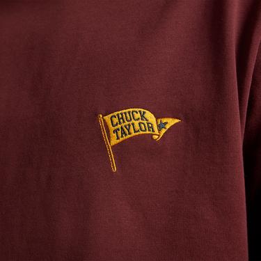  Converse Retro Flag Erkek Bordo T-Shirt