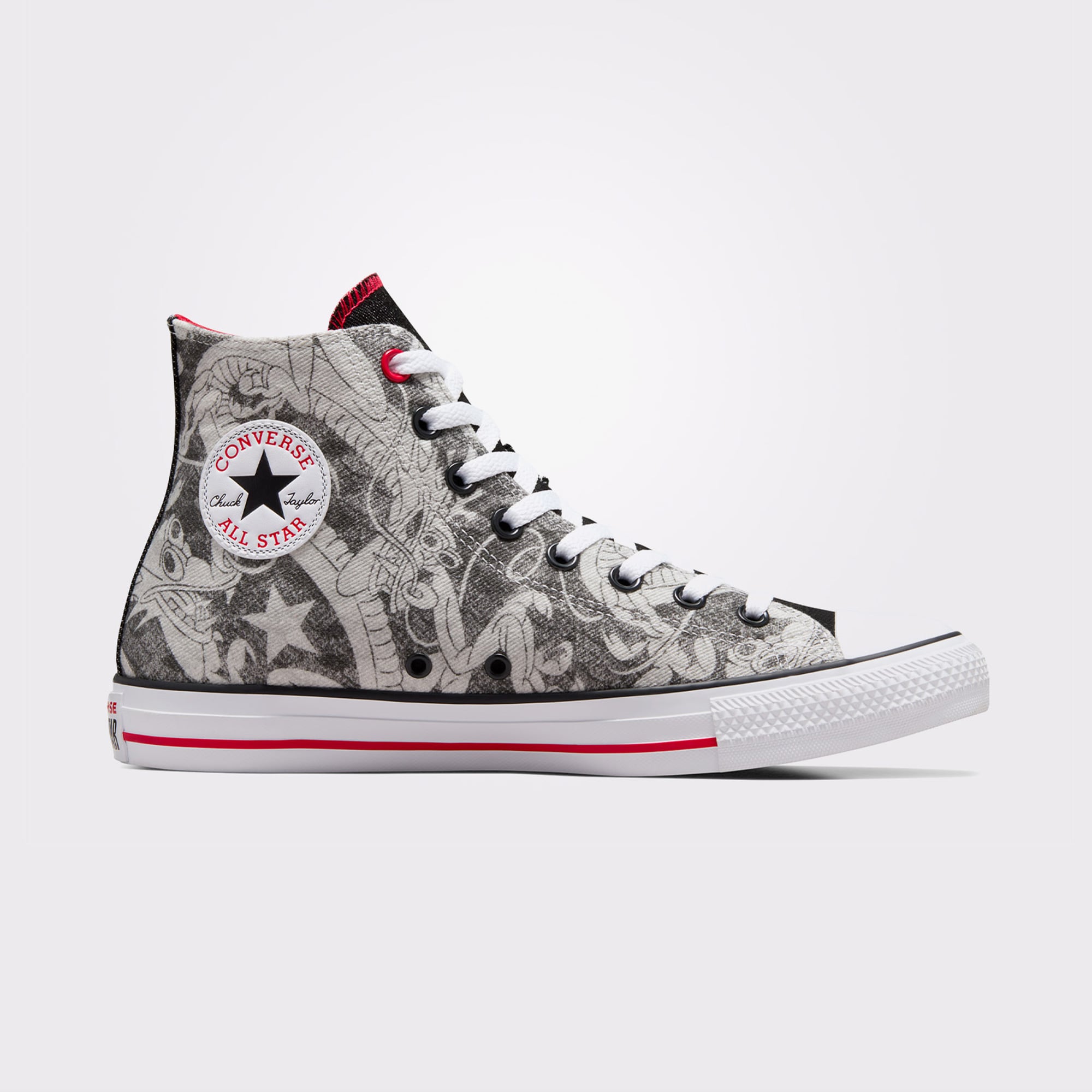  Converse Chuck Taylor All Star Lunar New Year Dragon Graphic Unisex Siyah Sneaker