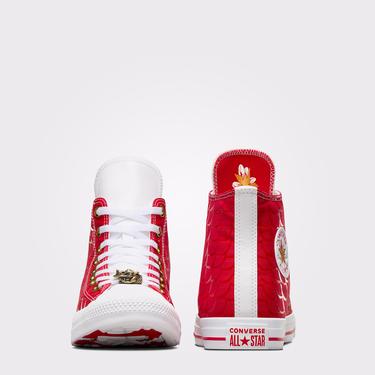  Converse Chuck Taylor All Star Lunar New Year Dragon Scale Unisex Kırmızı Sneaker