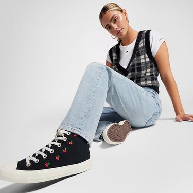  Converse Chuck Taylor All Star Cherry Unisex Siyah Sneaker