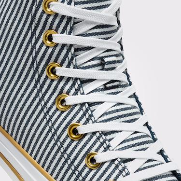  Converse Chuck Taylor All Star Herringbone Stripe Unisex Mavi Sneaker