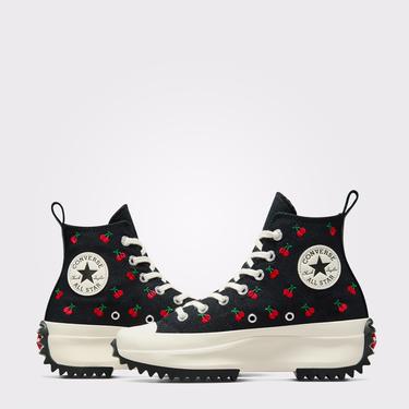  Converse Run Star Hike Cherry Unisex Siyah Platform Sneaker
