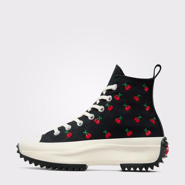  Converse Run Star Hike Cherry Unisex Siyah Platform Sneaker