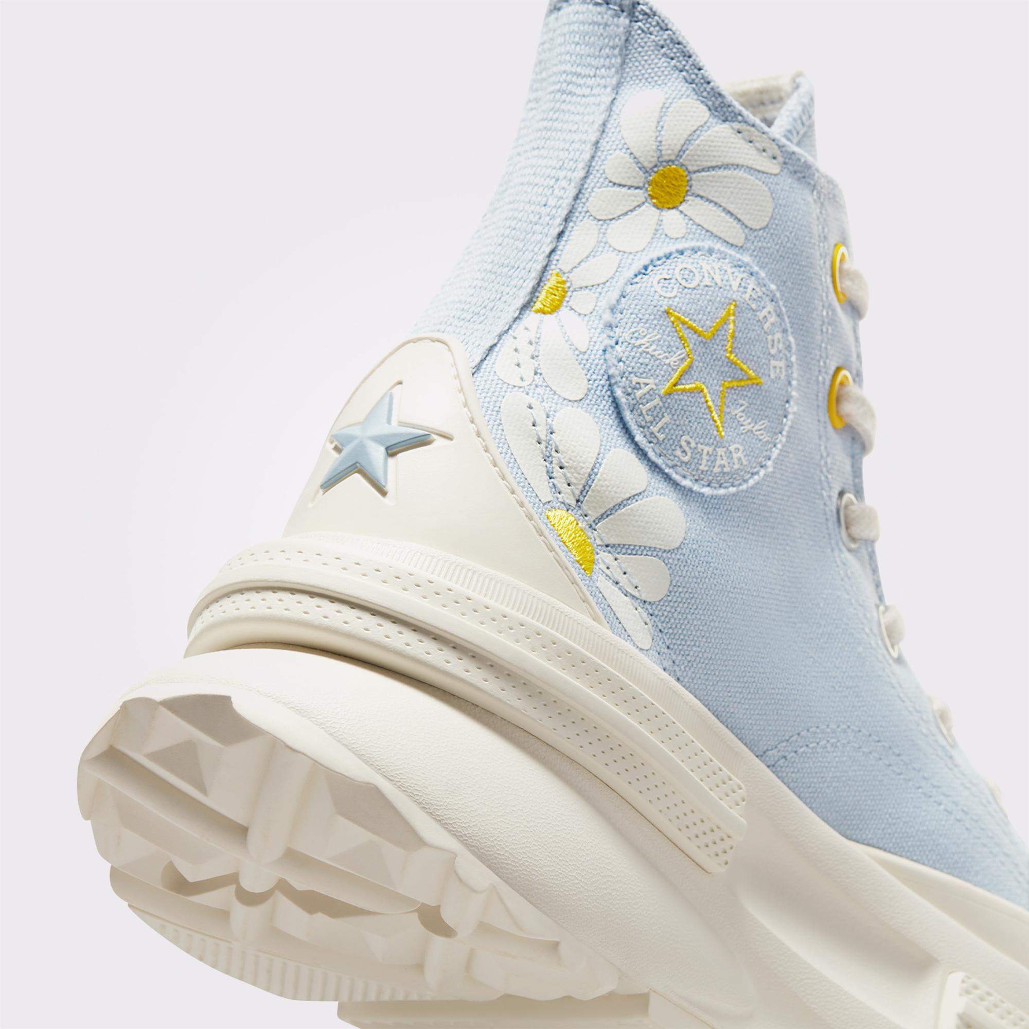 Converse Run Star Legacy Cx Platform Floral Kadın Mavi Sneaker