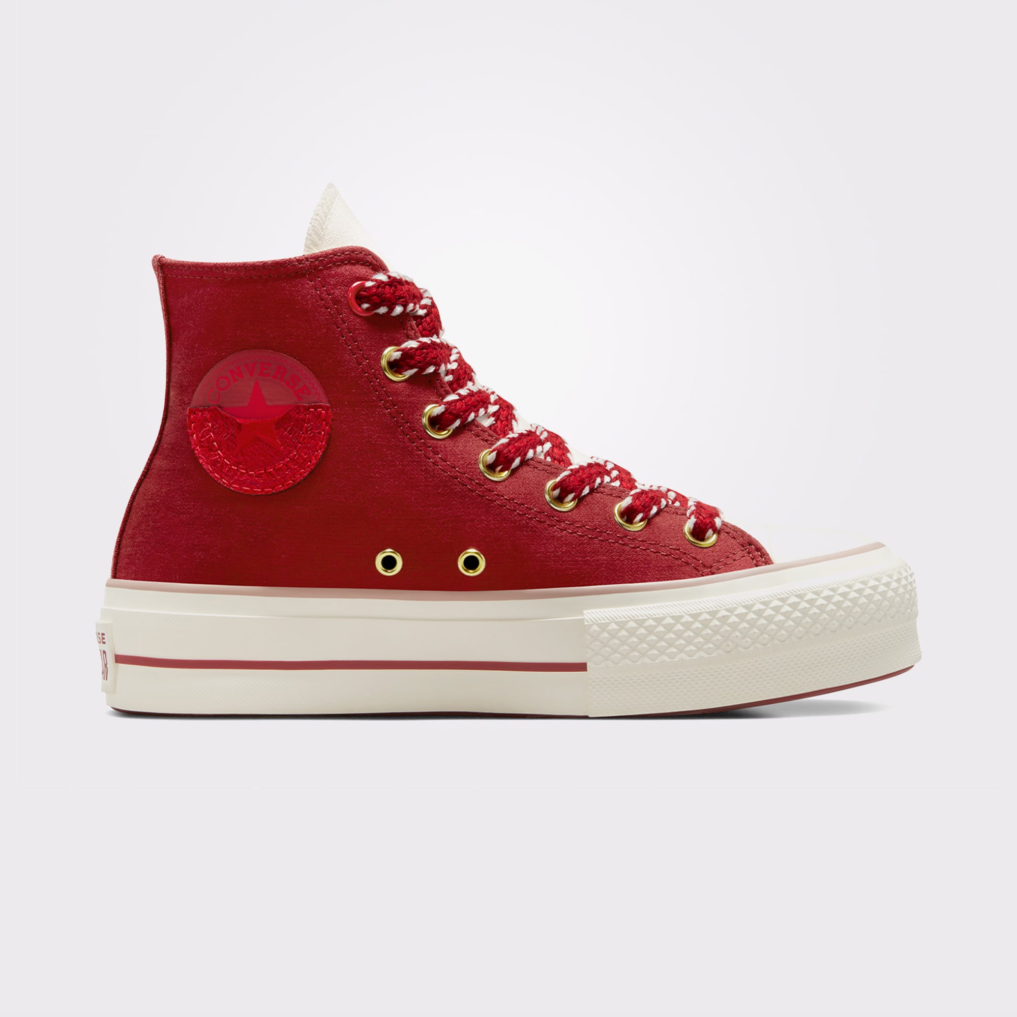  Converse Chuck Taylor All Star Madison Herringbone Stripe Kadın Krem Sneaker