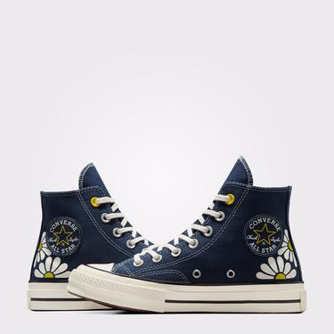  Converse Chuck 70 Floral Kadın Lacivert Sneaker