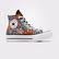 Converse Chuck Taylor All Star Lift Platform Floral Kadın Siyah Sneaker