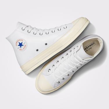  Converse Chuck 70 Unisex Beyaz Deri Sneaker