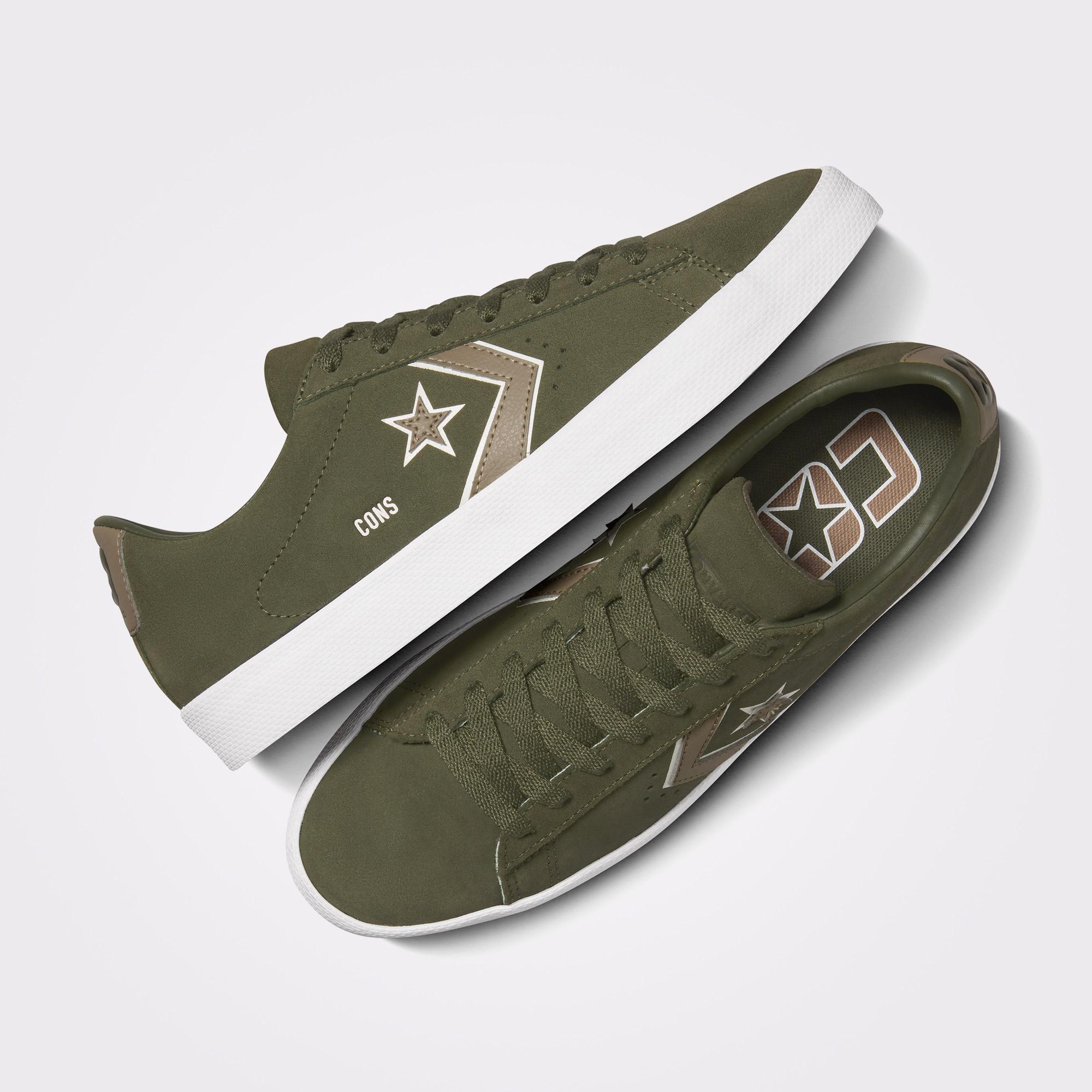 Converse Cons Pl Vulc Pro Classic Unisex Yeşil Süet Sneaker