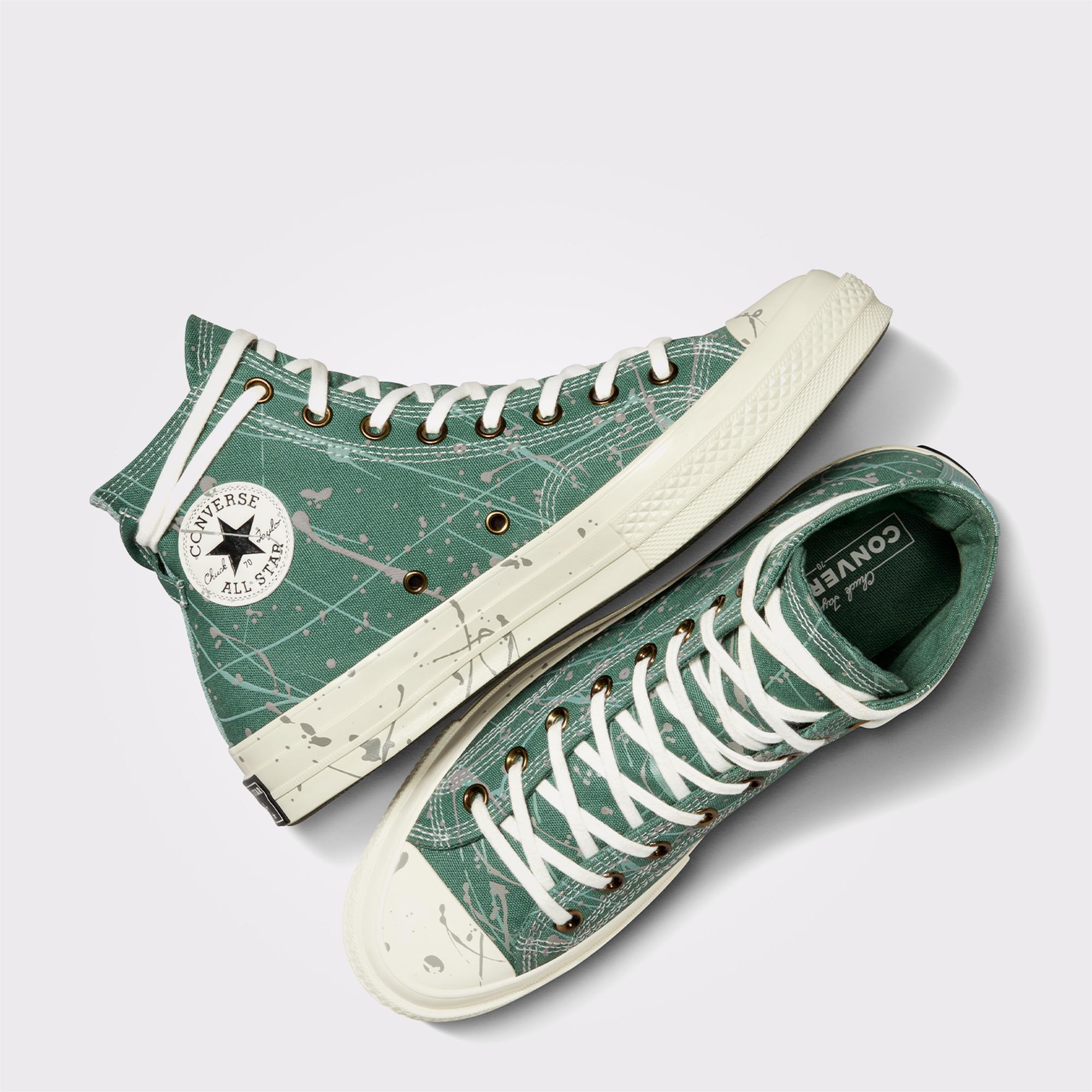 Converse Chuck 70 Paint Splatter Unisex Yeşil Sneaker