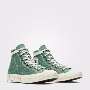  Converse Chuck 70 Paint Splatter Unisex Yeşil Sneaker