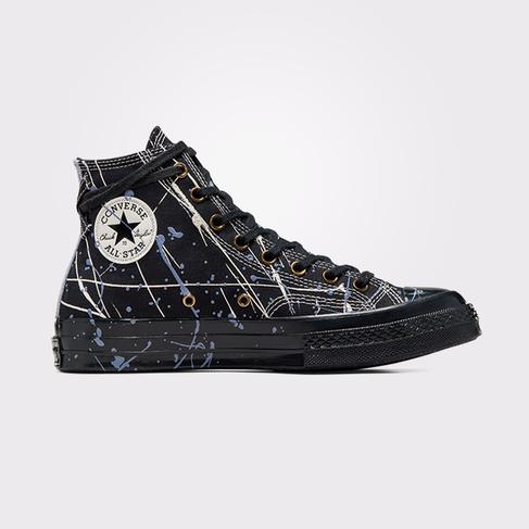  Converse Chuck 70 Paint Splatter Unisex Siyah Sneaker