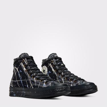  Converse Chuck 70 Paint Splatter Unisex Siyah Sneaker