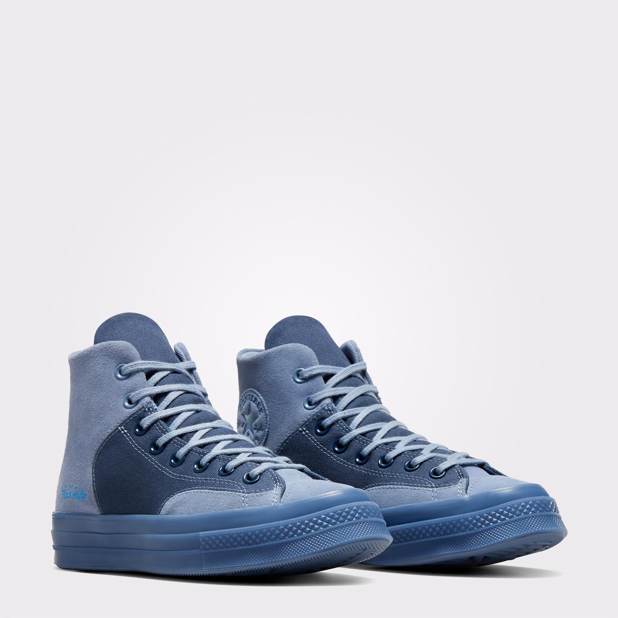 Converse Chuck 70 Marquis Mixed Materials Unisex Mavi Süet Sneaker