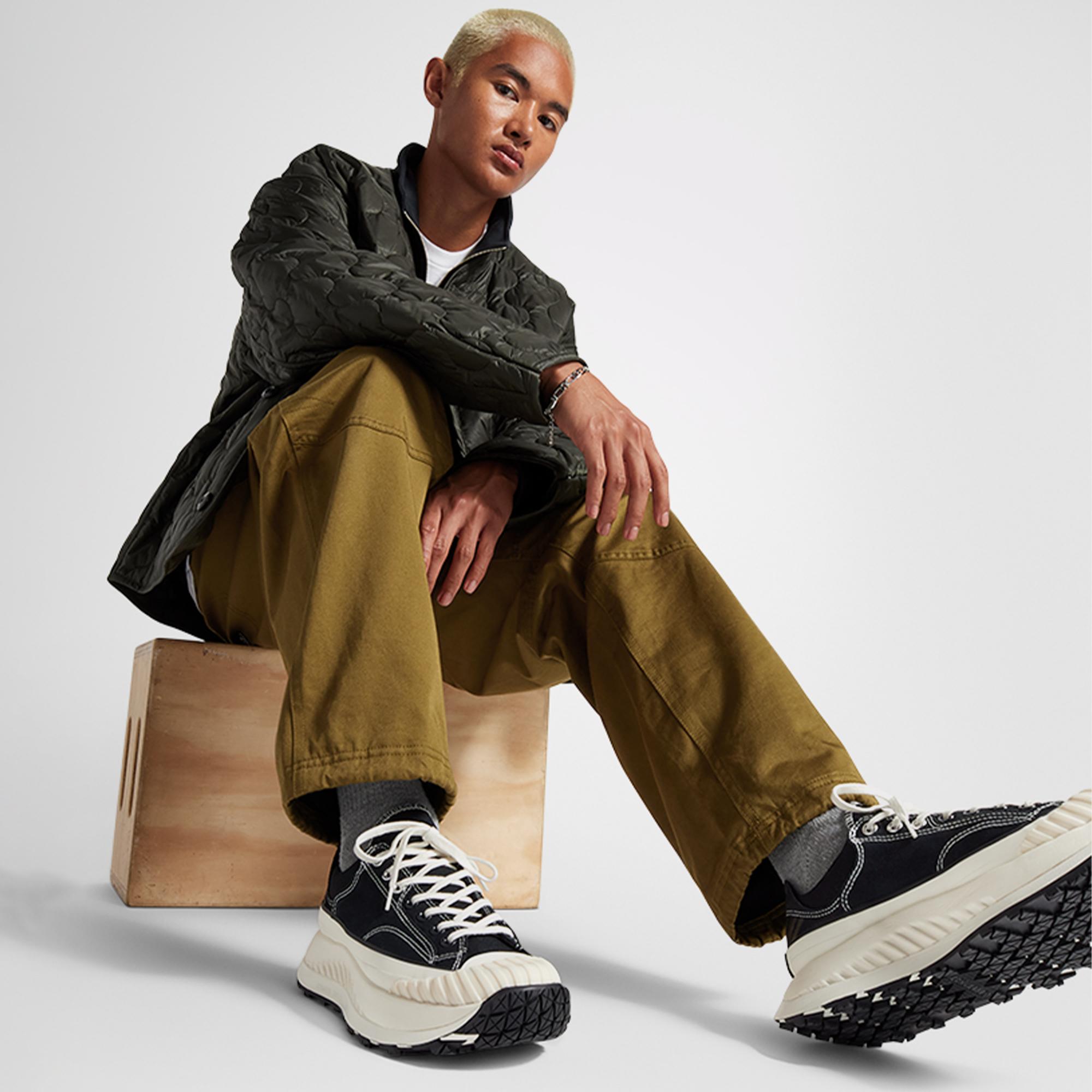 Converse Chuck 70 At-Cx Unisex Siyah Platform Sneaker