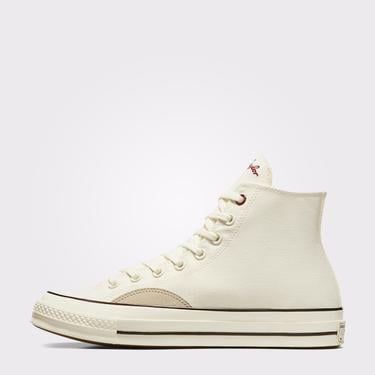  Converse Chuck 70 Mixed Materials Unisex Krem Sneaker