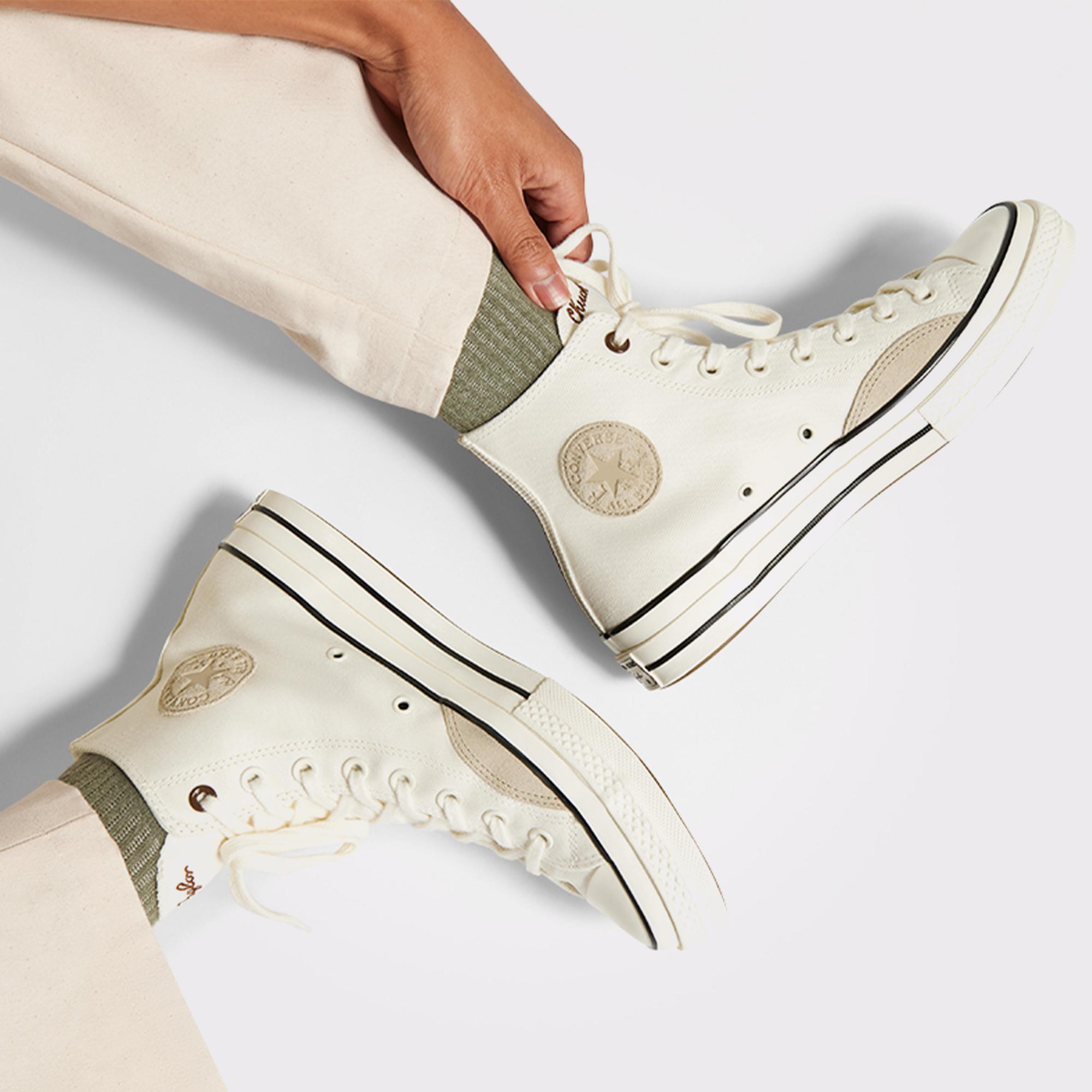Converse Chuck 70 Mixed Materials Unisex Krem Sneaker