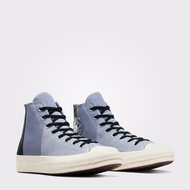  Converse Chuck 70 Patchwork Unisex Mavi Süet Sneaker