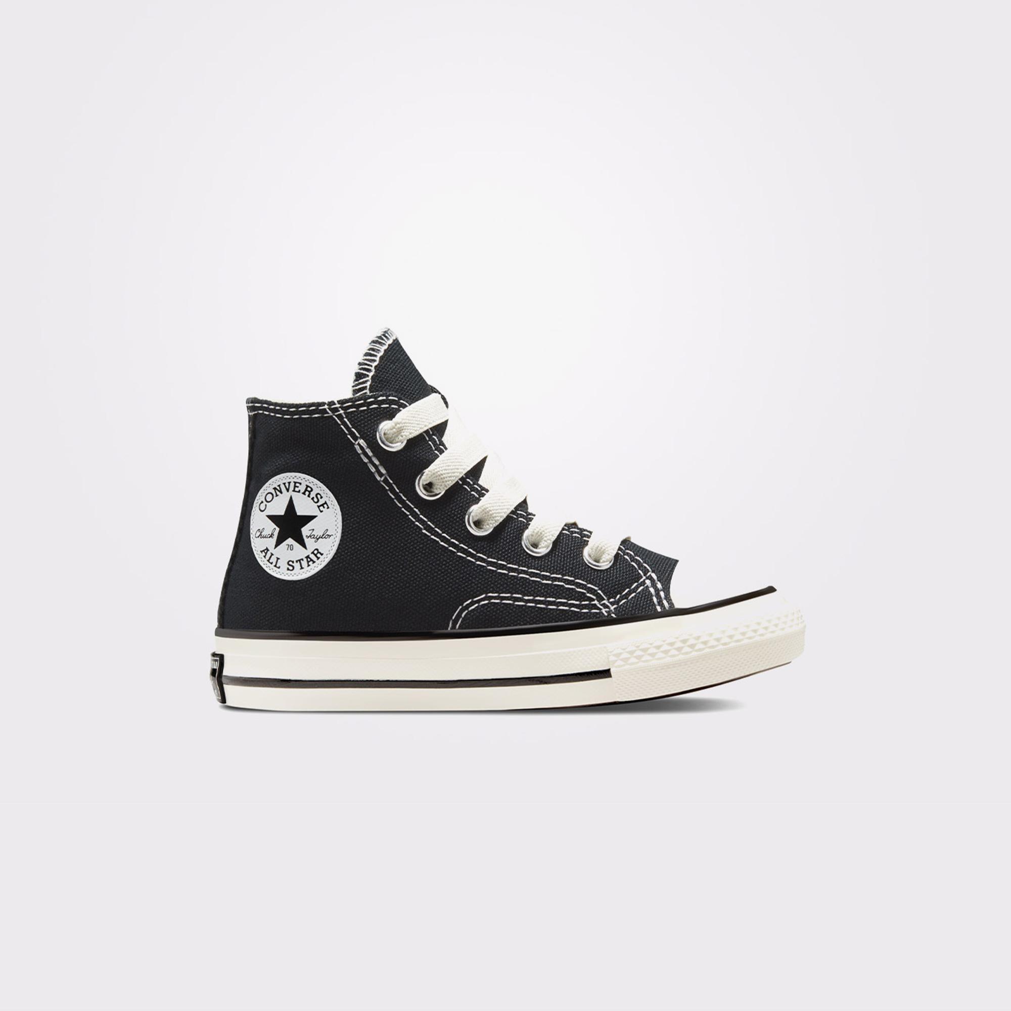 Converse Chuck 70 1V Vintage Canvas Çocuk Siyah Sneaker