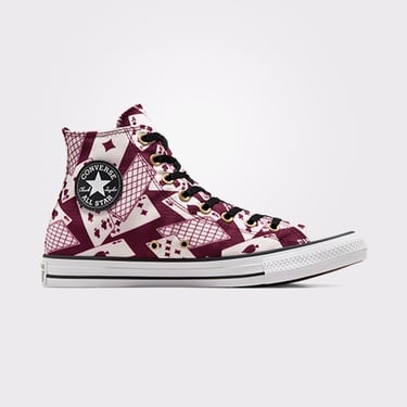  Converse Chuck Taylor All Star Cards Unisex Bordo Sneaker