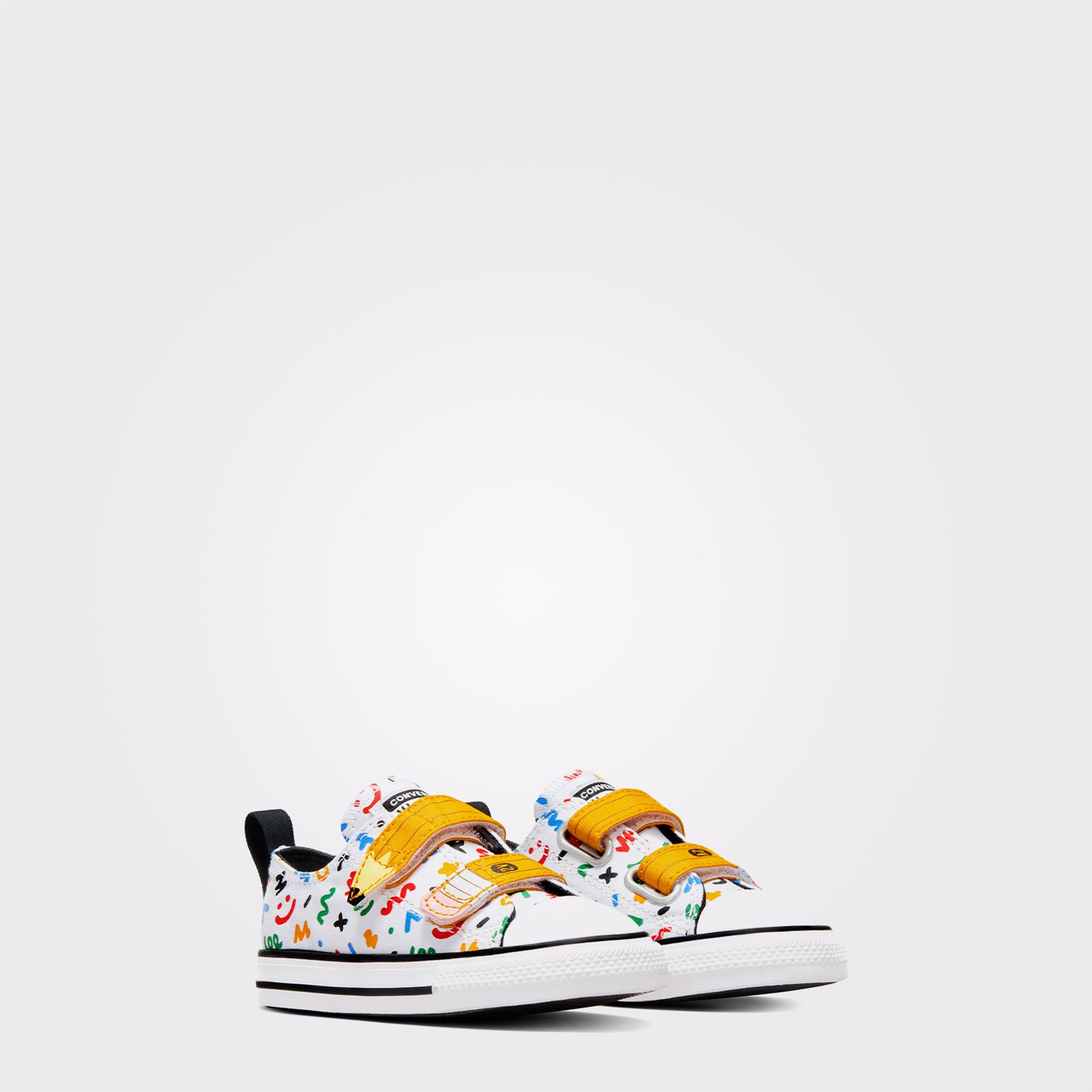 Converse Chuck Taylor All Star Doodles Çocuk Beyaz Sneaker