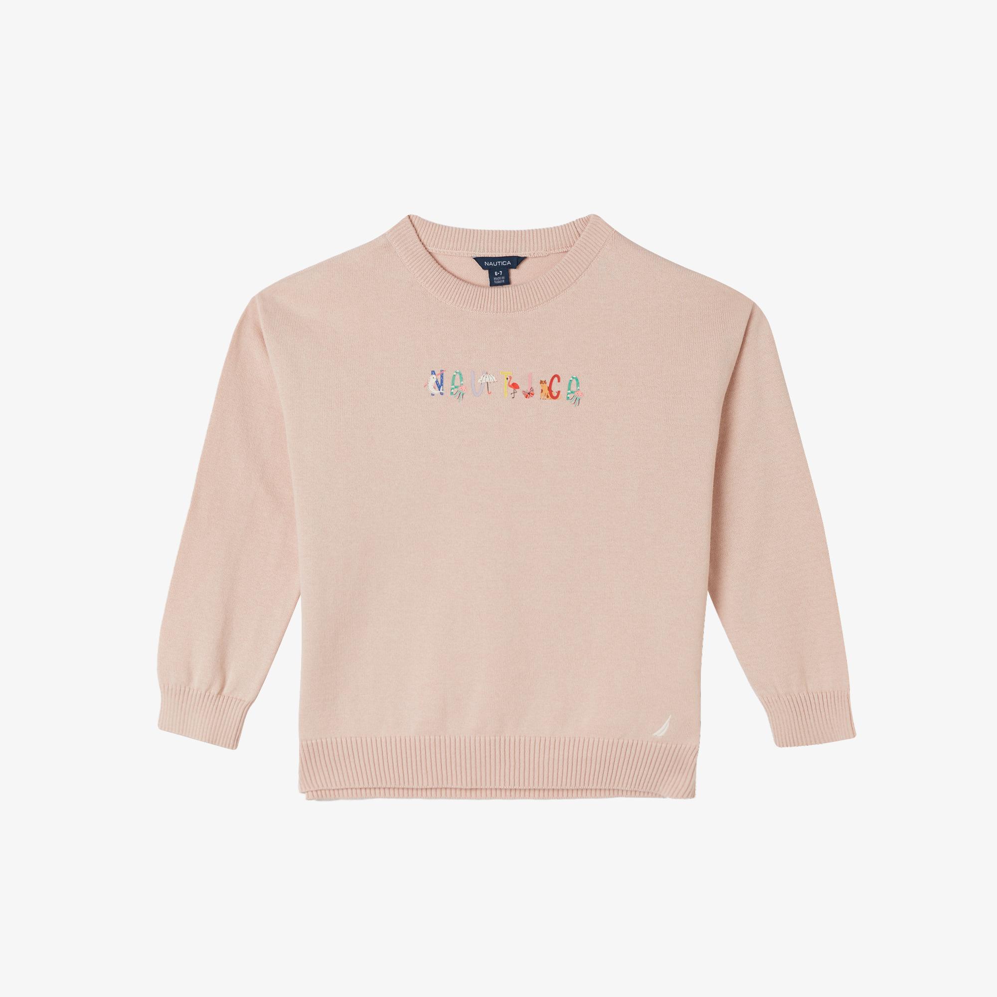 Nautica Kız Çocuk Pembe Standart Fit Triko