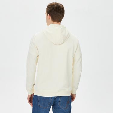  Nautica Erkek Krem Standart Fit Sweatshirt