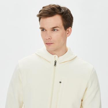 Nautica Erkek Krem Standart Fit Sweatshirt