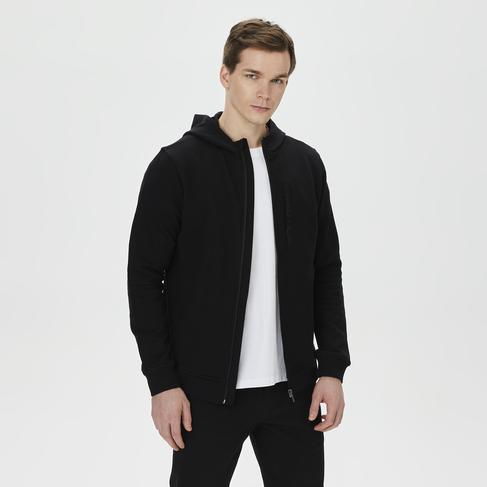  Nautica Erkek Siyah Standart Fit Sweatshirt