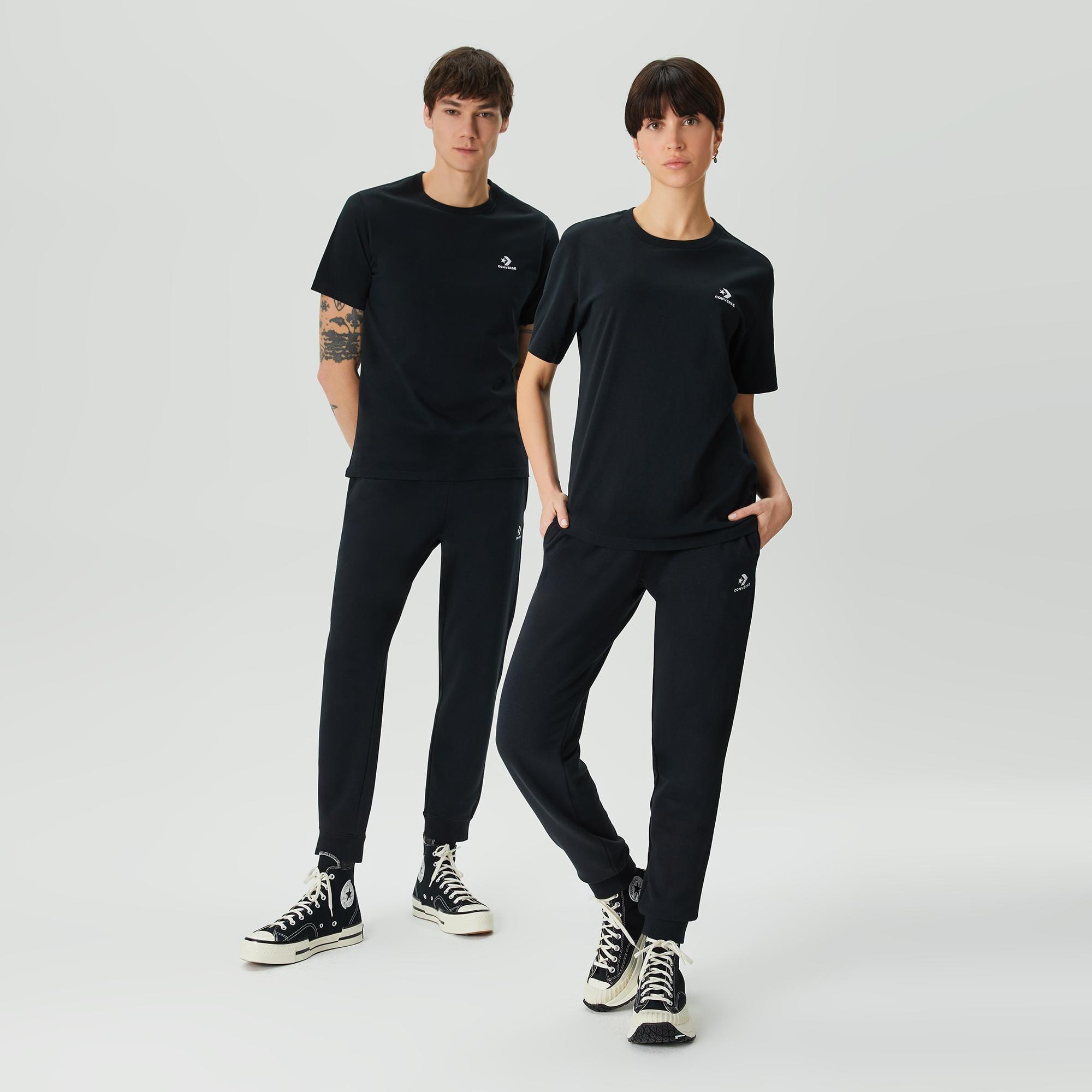 Converse Go-To Unisex Siyah T-Shirt