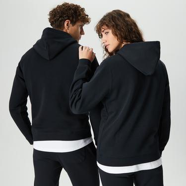  Converse Go-To Embroidered Star Chevron Brushed Back Fleece Unisex Siyah Hoodie