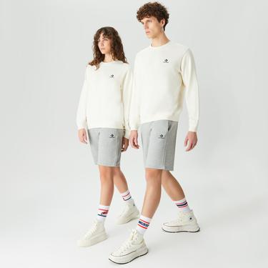  Converse Go-To Unisex Gri Şort