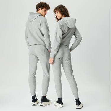  Converse Go-To Embroidered Star Chevron Unisex Gri Eşofman Altı