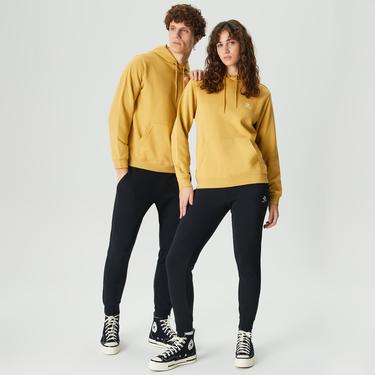  Converse Go-To Embroidered Star Chevron Standard Fit Pullover Unisex Sarı Sweatshirt