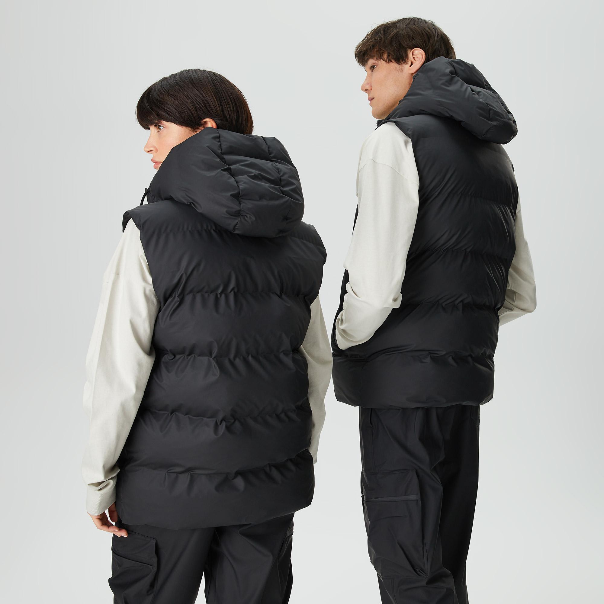 Rains Alta Puffer Unisex Siyah Yelek