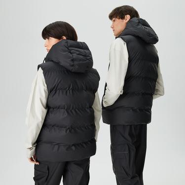  Rains Alta Puffer Unisex Siyah Yelek