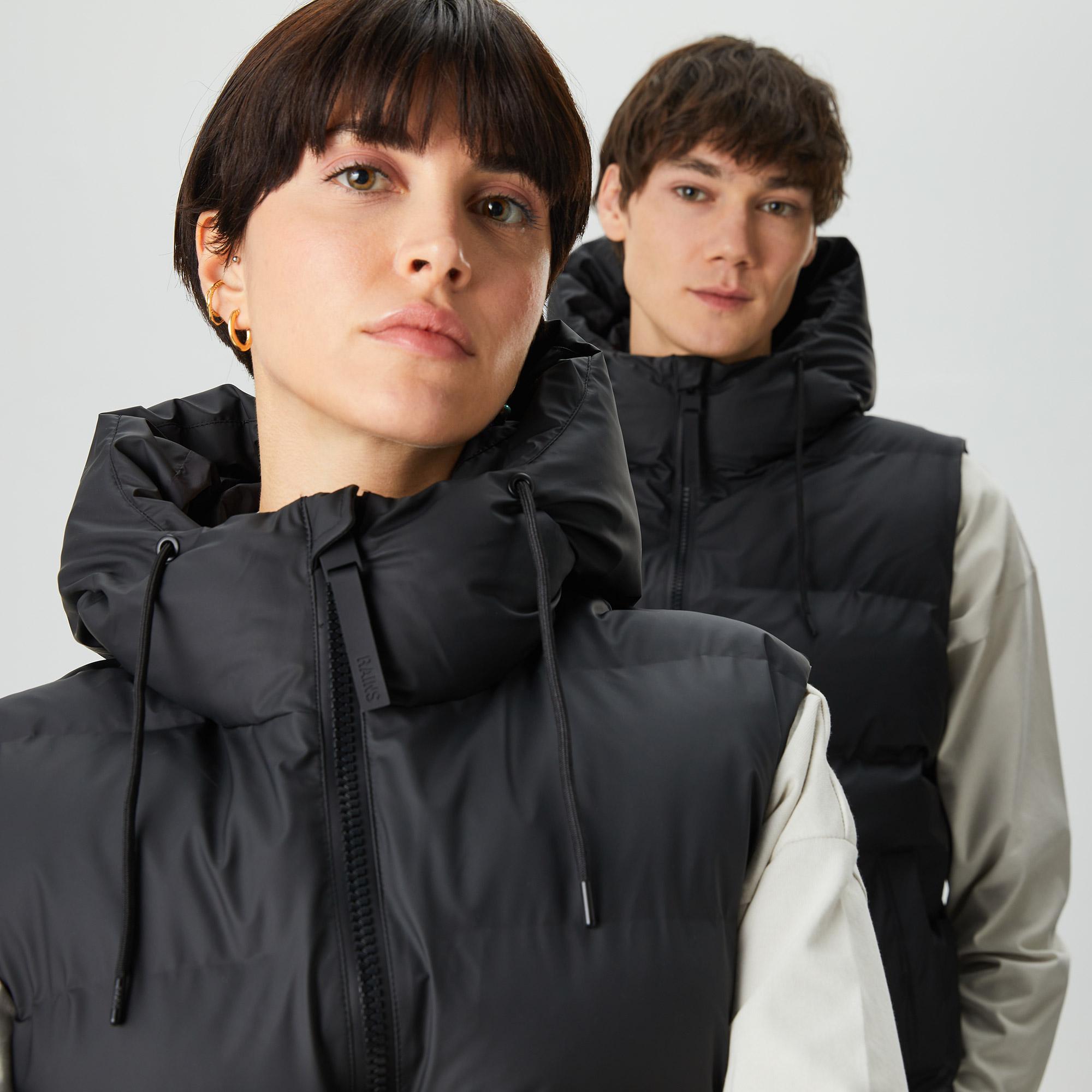 Rains Alta Puffer Unisex Siyah Yelek