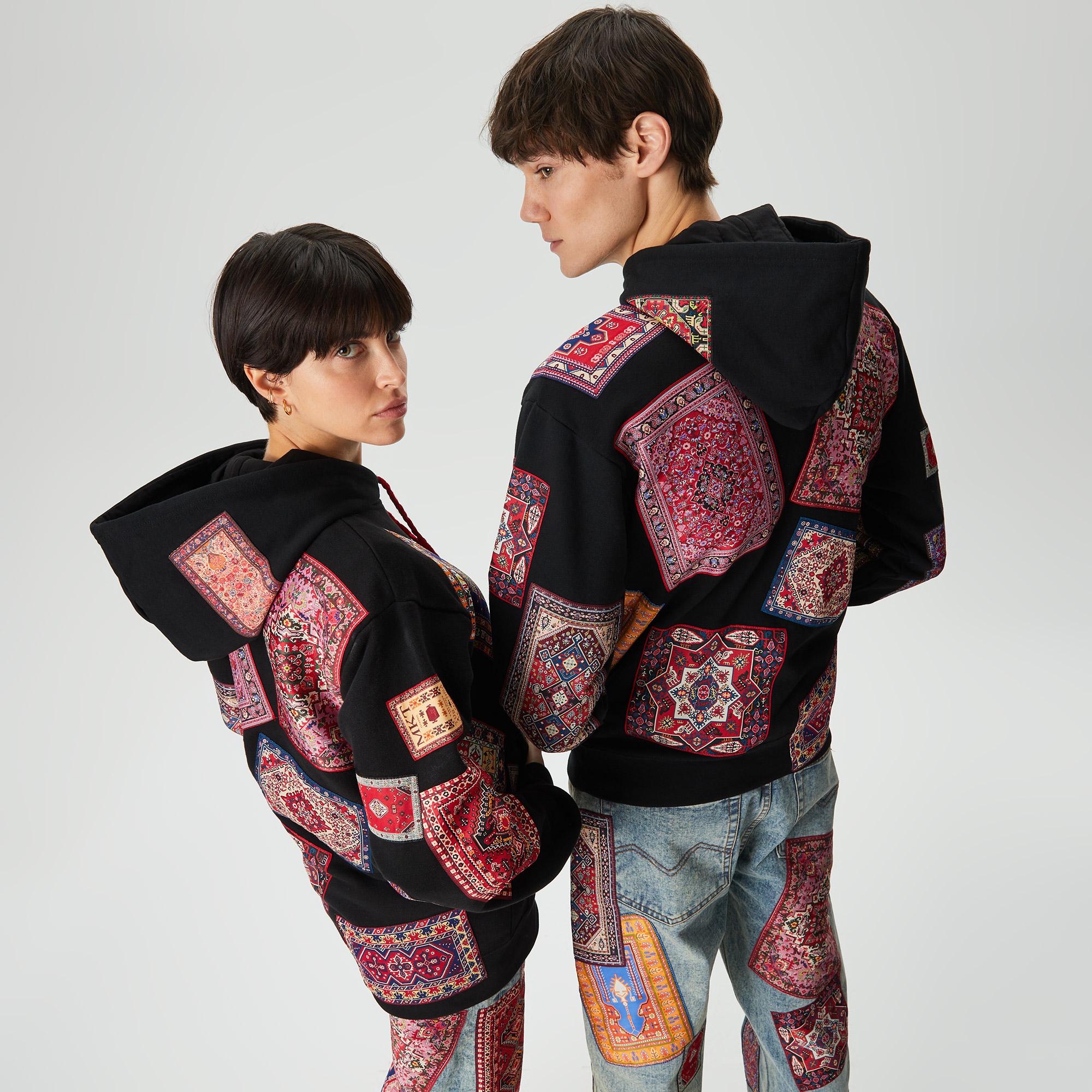 Les Benjamins Market Unisex Siyah Hoodie