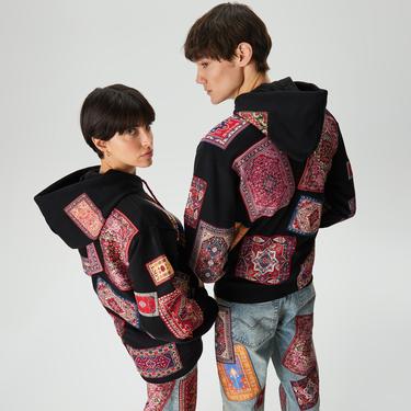  Les Benjamins Market Unisex Siyah Hoodie