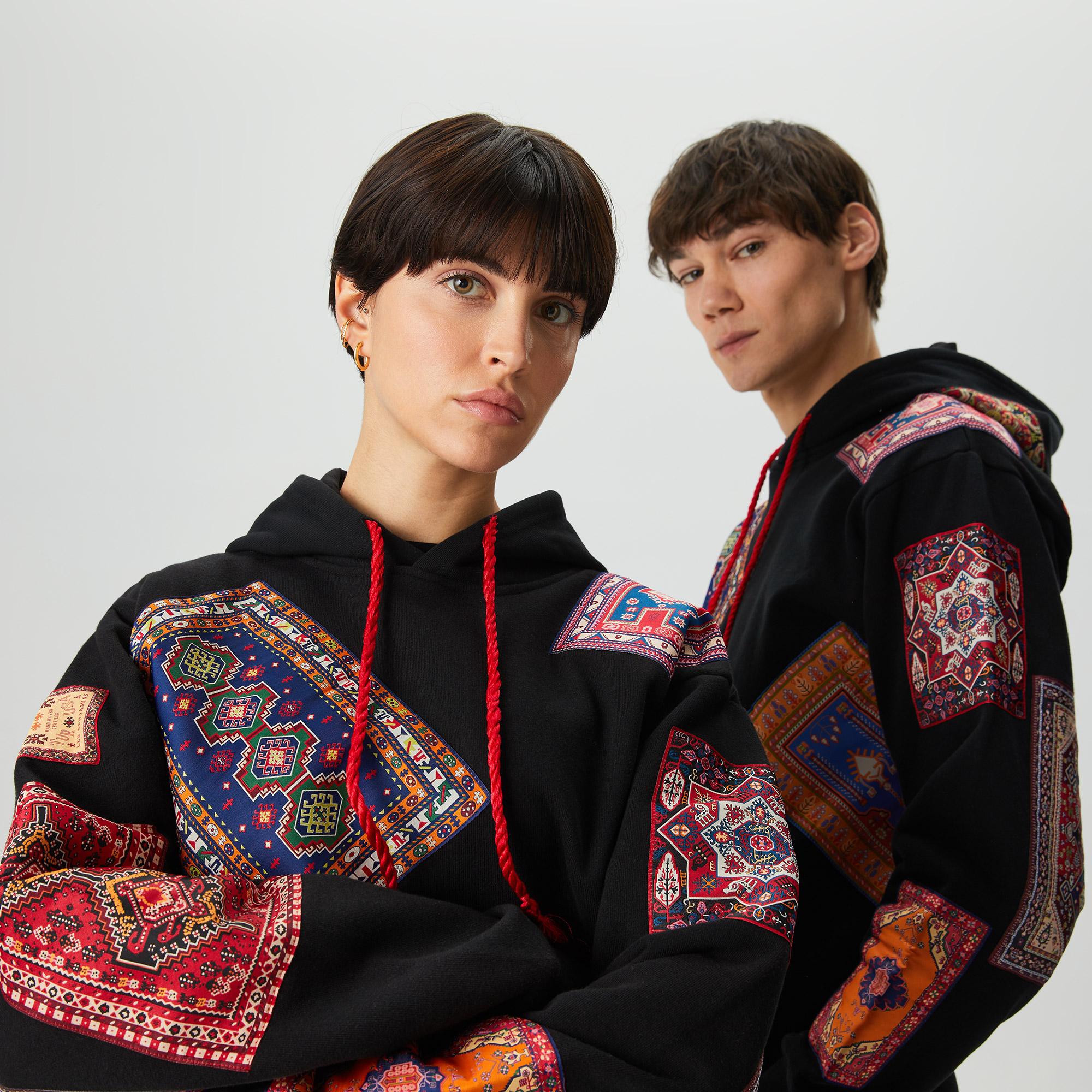 Les Benjamins Market Unisex Siyah Hoodie