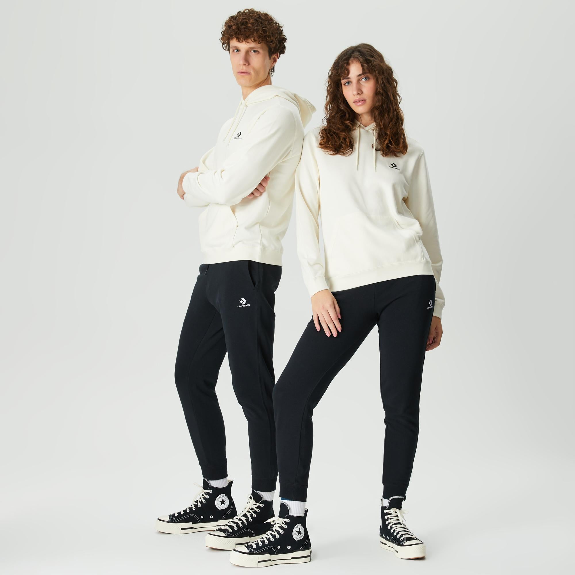 Converse Go-To Embroidered Star Chevron Standard Fit Pullover Hoodie