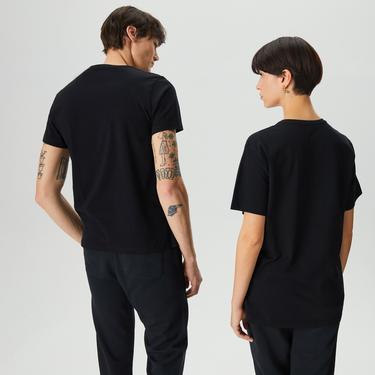  The Stay Line Ghost Print Unisex Siyah T-Shirt