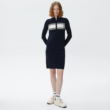  Lacoste Kadın Lacivert Elbise